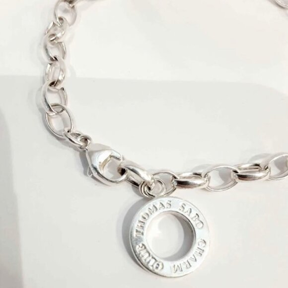 Thomas Sabo Sterling Silver Charm Bracelet (Including 1 charm) - Picture 1 of 7
